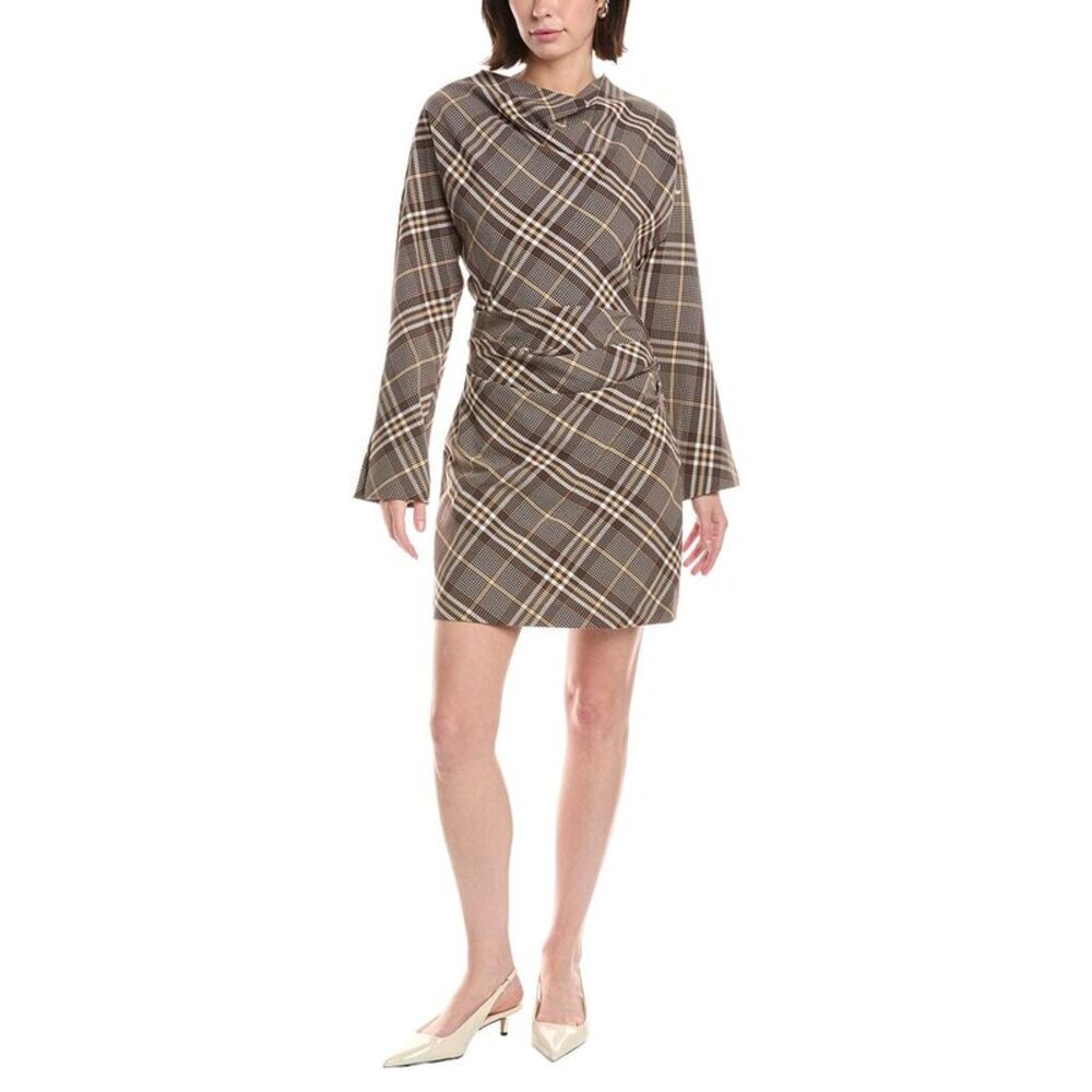 Simkhai Womens  Harpor Mini Dress, Brown